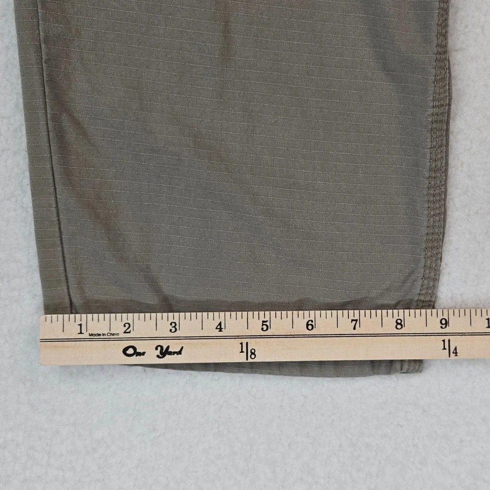 Wrangler Workwear Pants Mens 38x32 Khaki Tan Ripstop Utility Carpenter Trousers